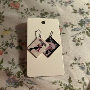 Trendy Black and White Earrings